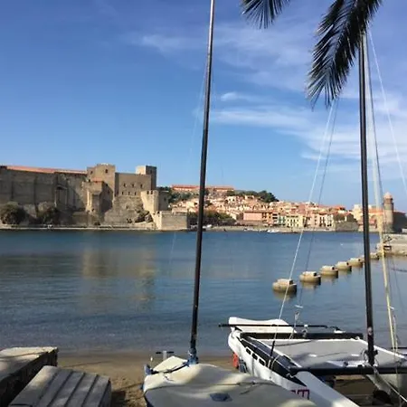 66B - Beautiful Flat 800M From The Sea With Private Parking Appartement Collioure Buitenkant foto